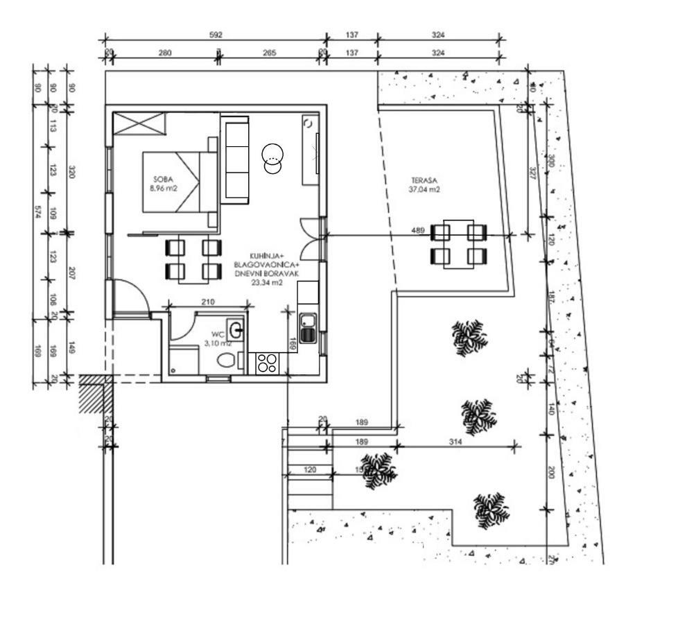 Apartment Svilan - Terrace With Sea View And Nature Zečevo Kültér fotó